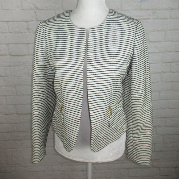 Katherine Barclay Montreal Black White Blazer - Picture 3 of 6